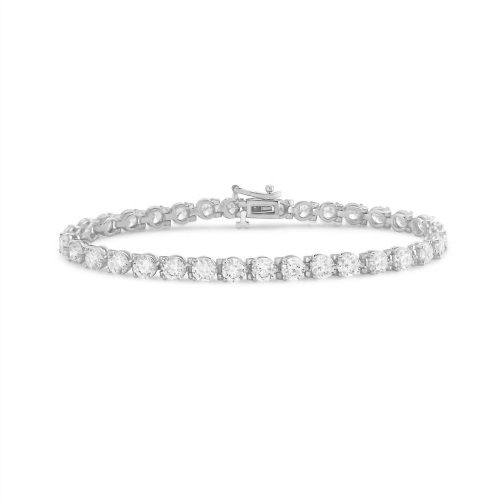 NEW DIANA M JEWELS women's round lab-grown diamond jewelry bracelet (2.00 ct) -